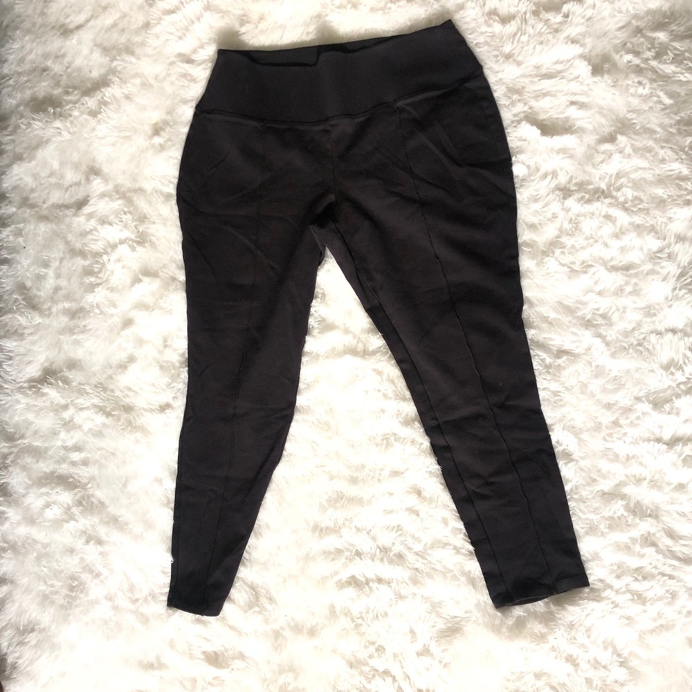 Pull on ponte ankle ponte leggings